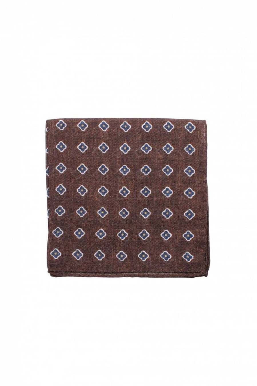 Herre Amanda Christensen Lommetorkler | Printed Hankie In Medallion Brown