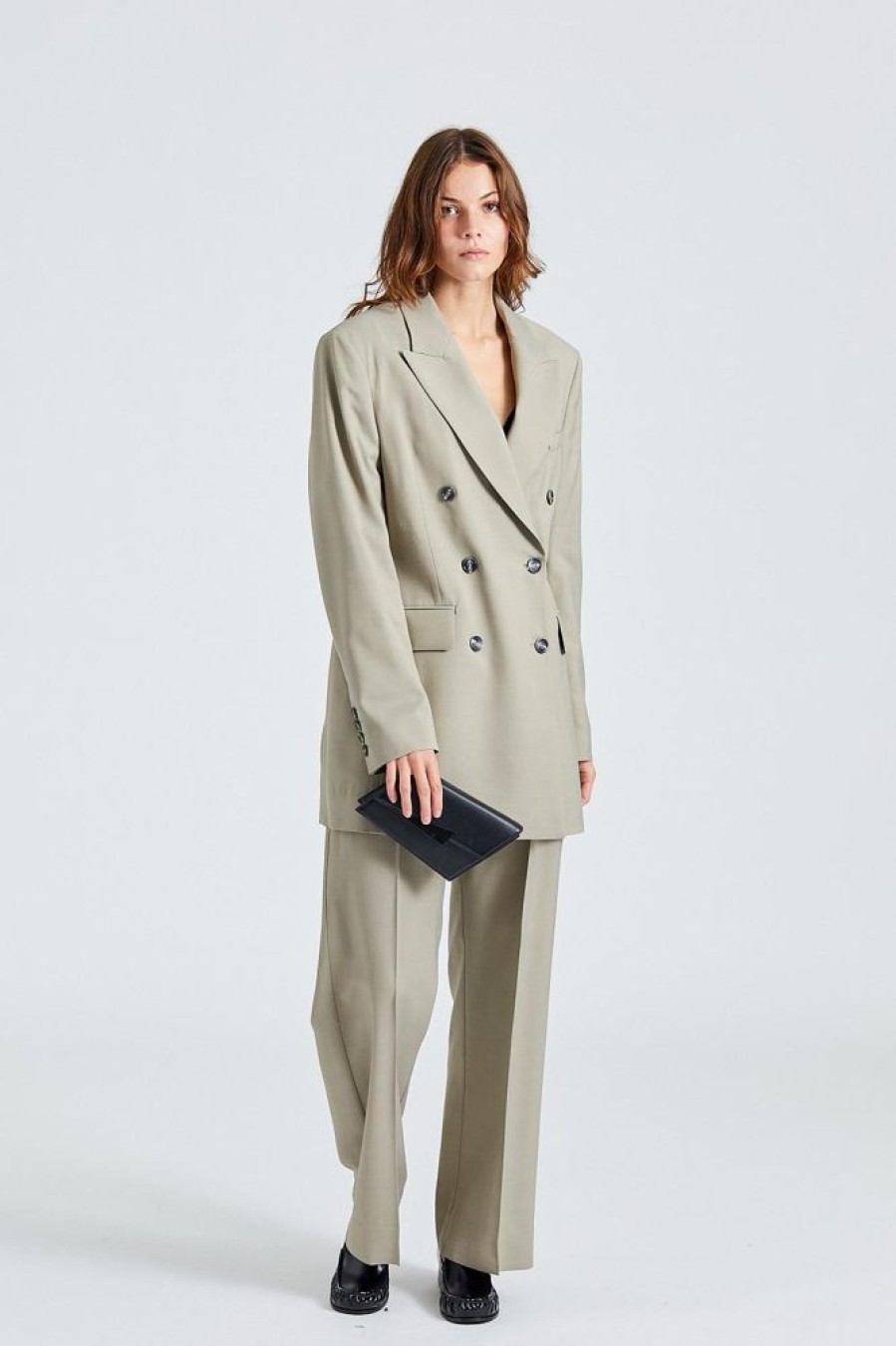 Dame Acne Studios Blazere | Fn-Wn-Suit000501 Dusty Grey