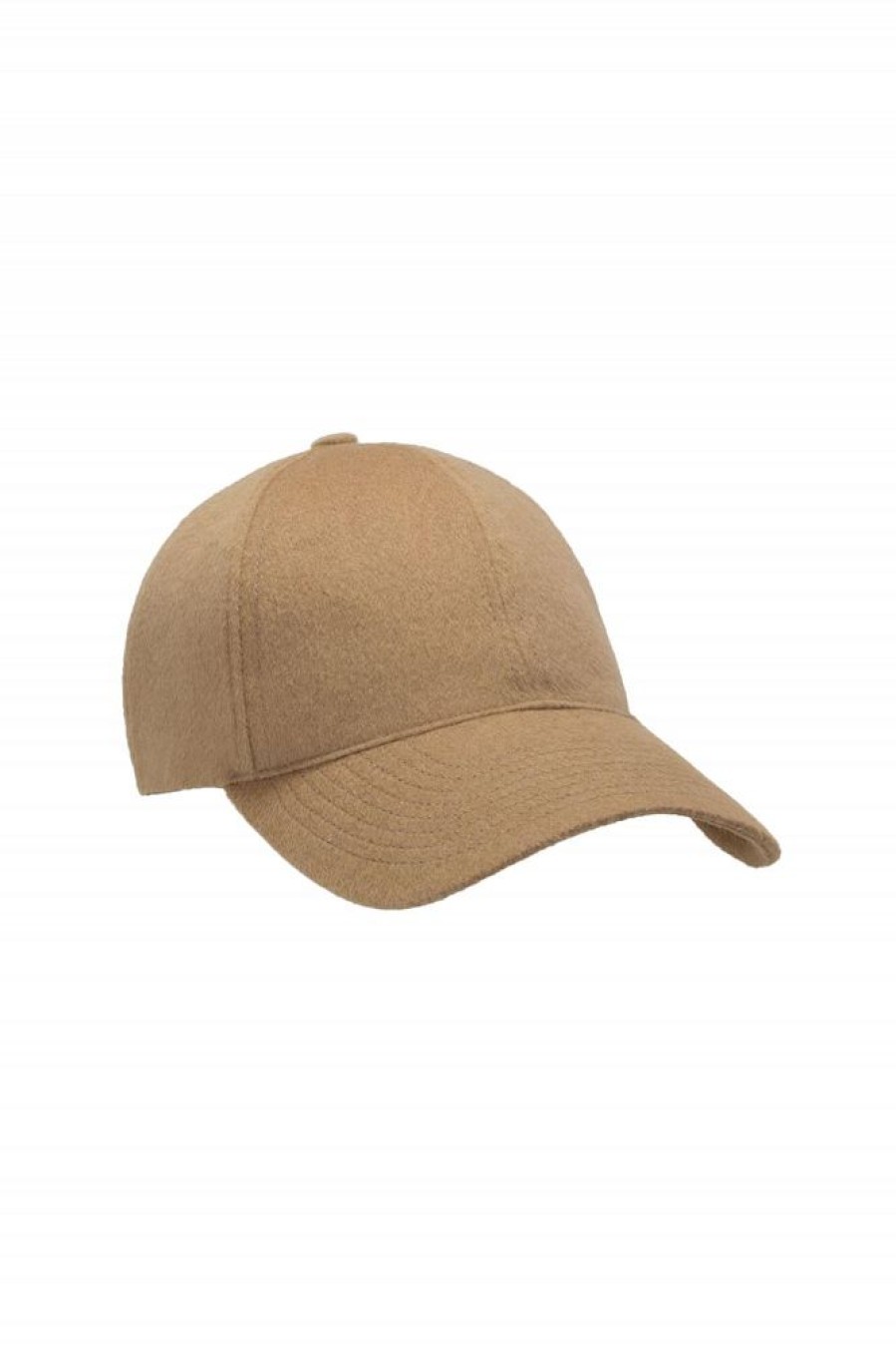 Herre Varsity Headwear Capser | Camel Hair Wool Soft Front