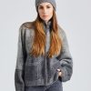 Dame Holzweiler Gensere | Tine Knit Cardigan Dk Grey Mix