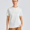 Dame Holzweiler T-Skjorter | Penny Embroidery Tee Ecru T-Skjorte