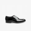 Herre LOAKE Dressko | Patent Black Oxford