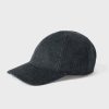 Dame Toteme Capser Og Hatter | Double Baseball Cap Dark Grey Mel