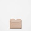 Herre Acne Studios Lommeboker | Leather Card Holder Taupe Beige Fn-Ux-Slgs000257