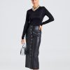 Dame Filippa K Topper | Shiny Longsleeve Top Black