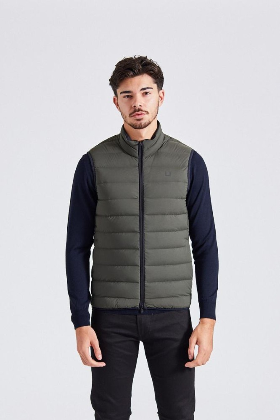 Herre UBR Vester | Sonic Vest Olive Night