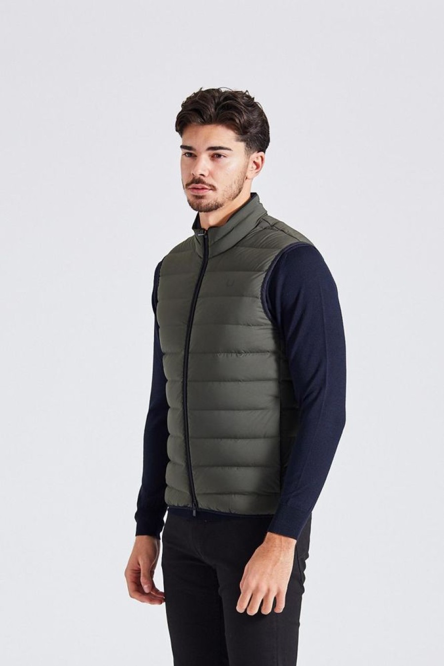 Herre UBR Vester | Sonic Vest Olive Night