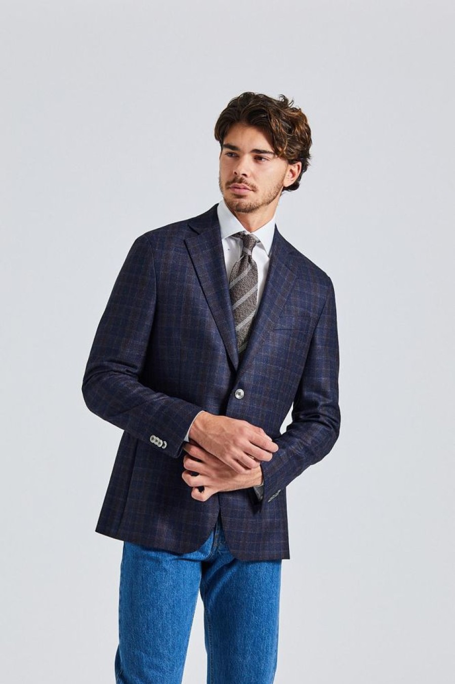 Herre Oscar Jacobson Blazere | Fogerty Blazer Navy