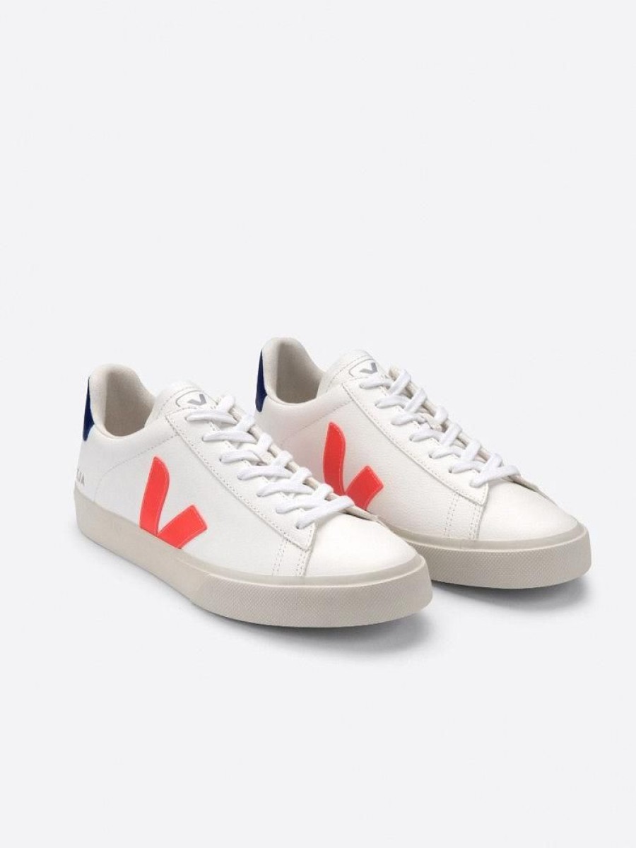 Dame Veja Sneakers | Campo Chromefree Extra White Orange