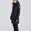 Dame Canada Goose Jakker | Shelburne Parka Black