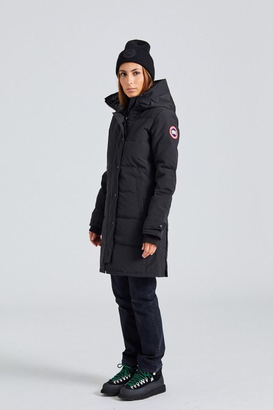 Dame Canada Goose Jakker | Shelburne Parka Black