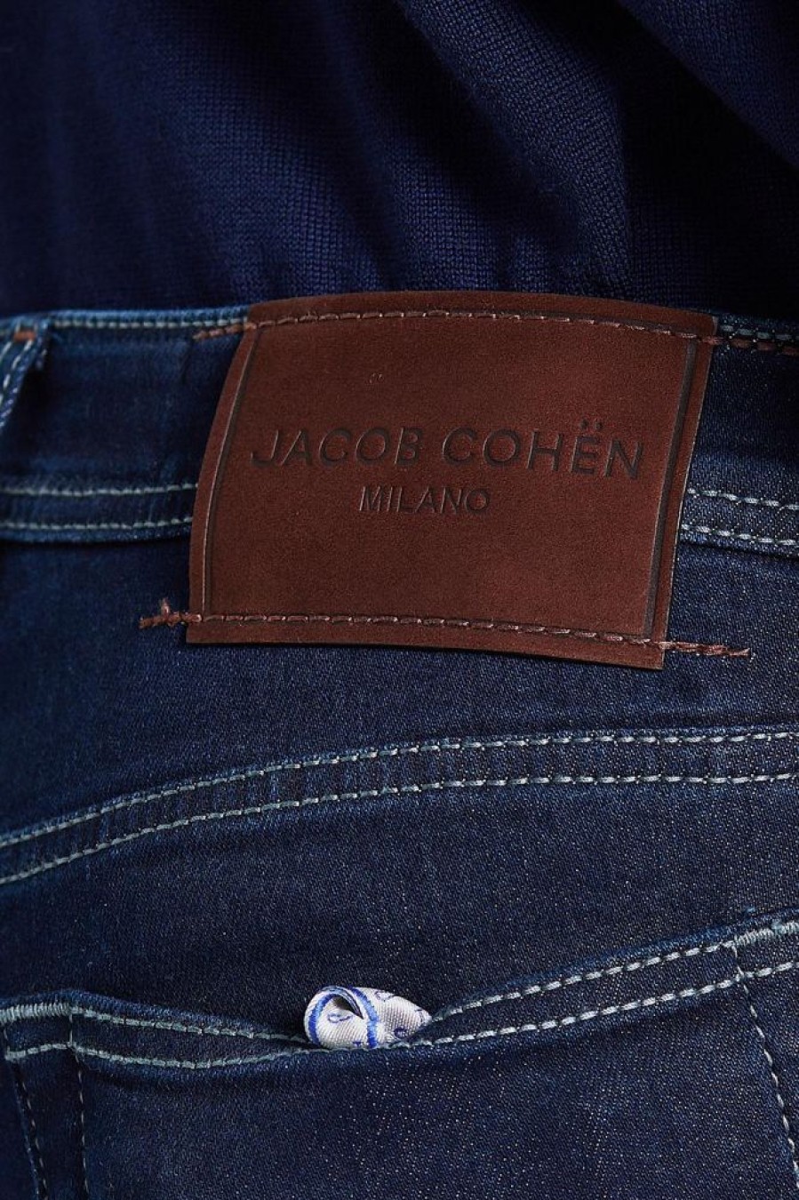 Herre Jacob Cohën Jeans | Bard 688 Dk Blue Wash Jeans