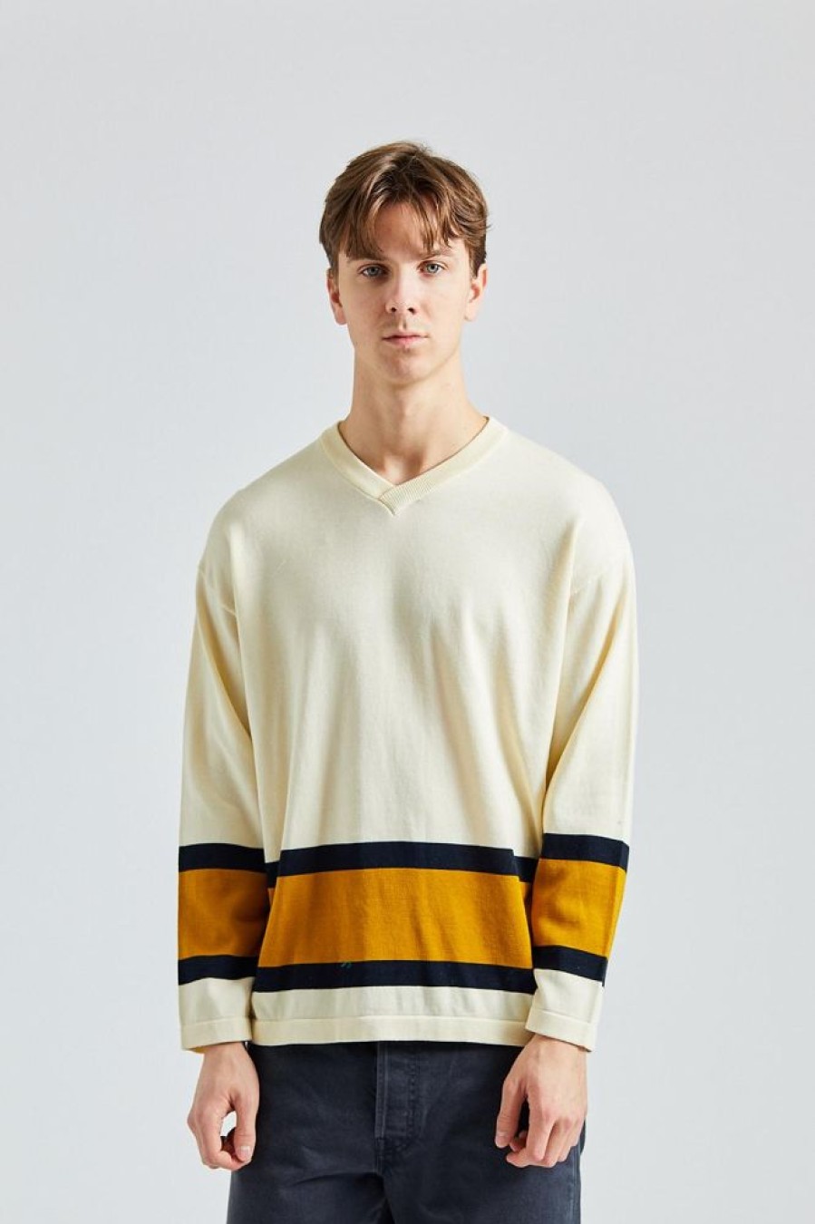 Herre Stüssy Gensere | Hockey Sweater Natural