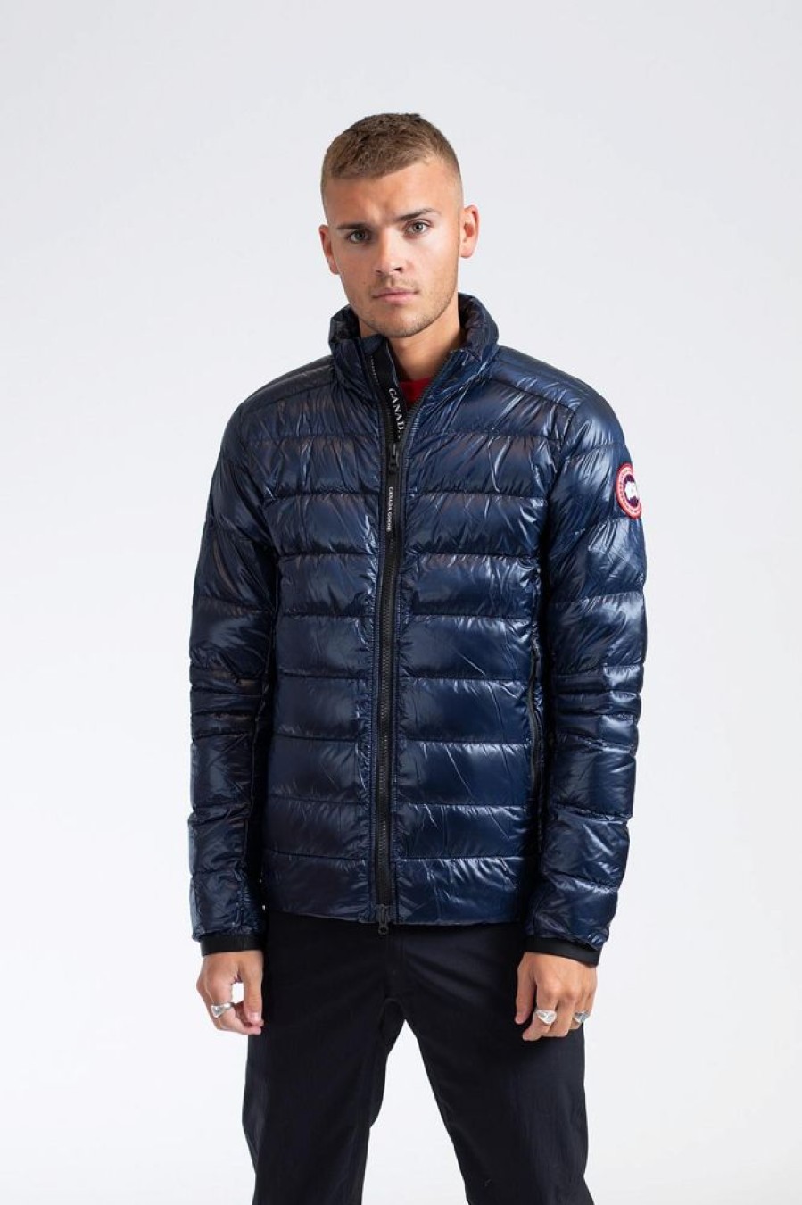 Herre Canada Goose Jakker | Crofton Jacket Atlantic Navy