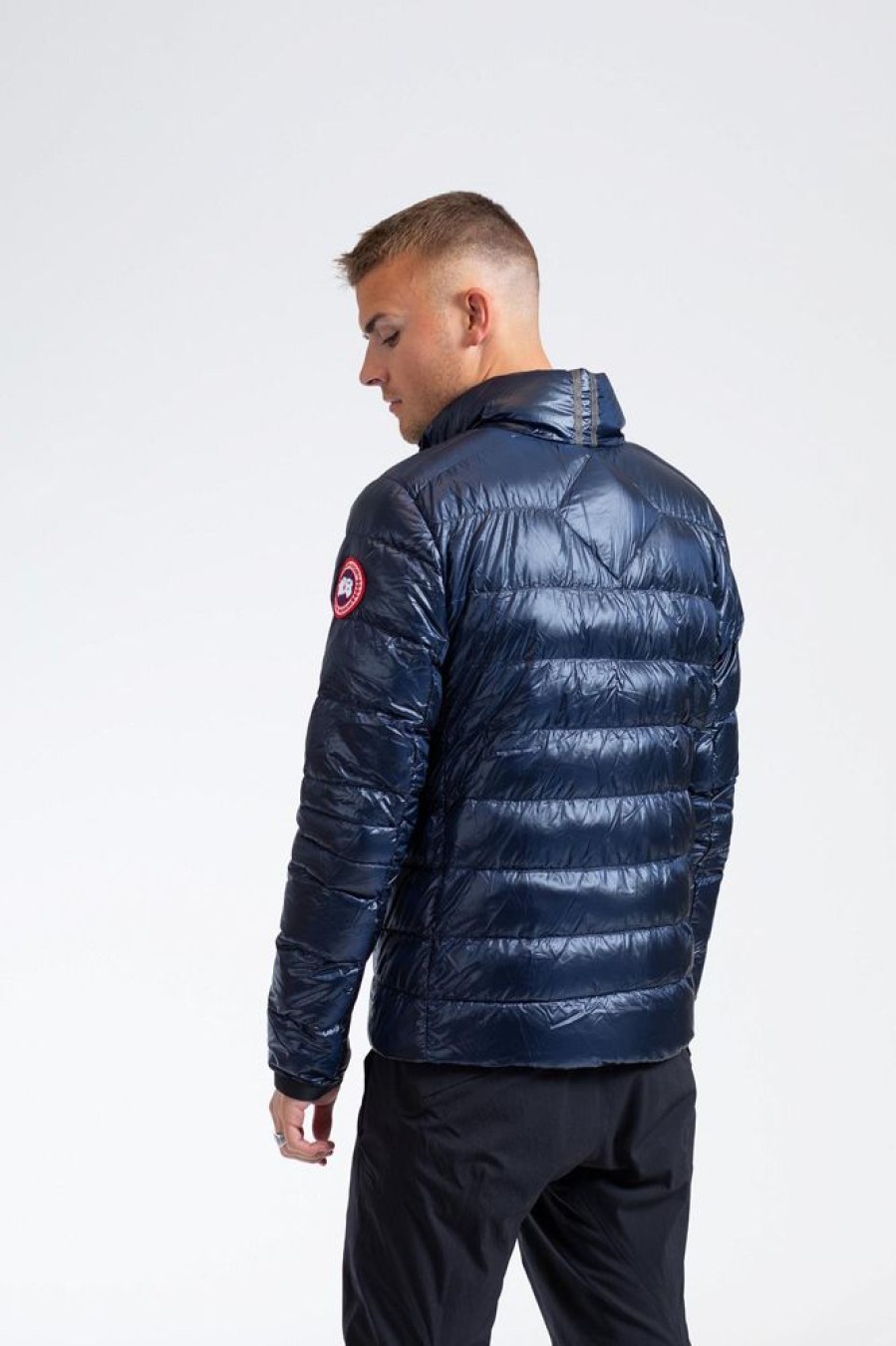 Herre Canada Goose Jakker | Crofton Jacket Atlantic Navy