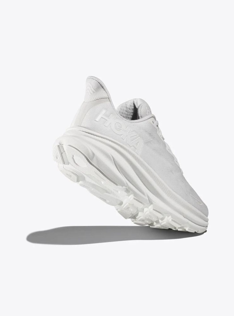 Dame HOKA Hvite Sneakers | W Clifton 9 White/White