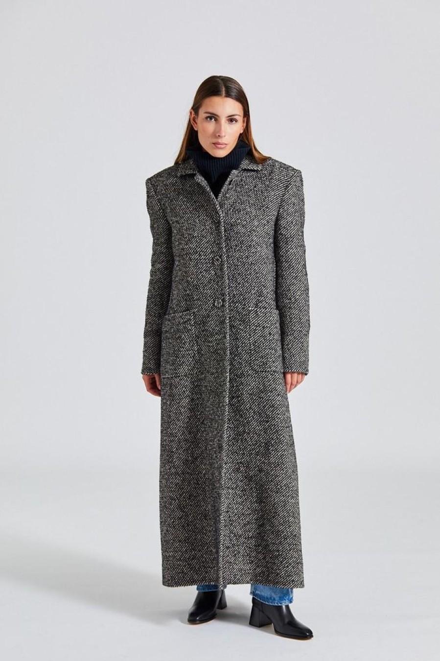 Dame LARDINI Kaper | Zyk Coat Grey