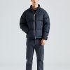 Herre Stüssy Jakker | Nylon Down Puffer Black