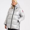 Dame Canada Goose Jakker | Cypress Puffer Silverbirch