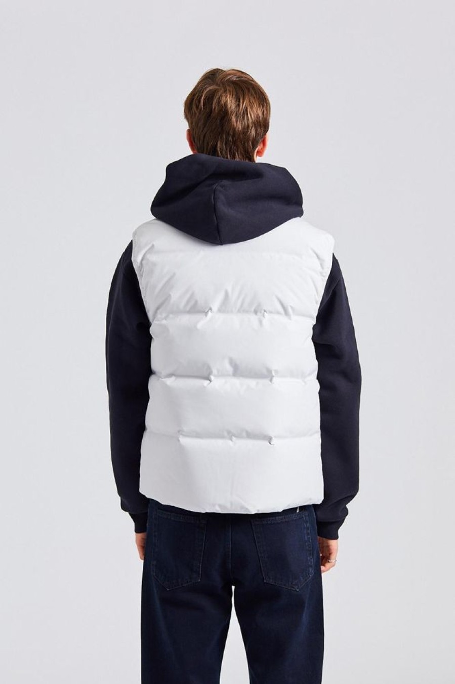 Herre Holzweiler Vester | Daff Down Vest Lt. Grey