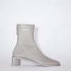 Dame Acne Studios Skoletter | Branded Leather Boots Light Taupe Fn-Wn-Shoe000355