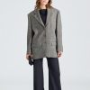 Dame Acne Studios Blazere | Relaxed Fit Suit Jacket Multi Taupe Fn-Wn-Suit000528