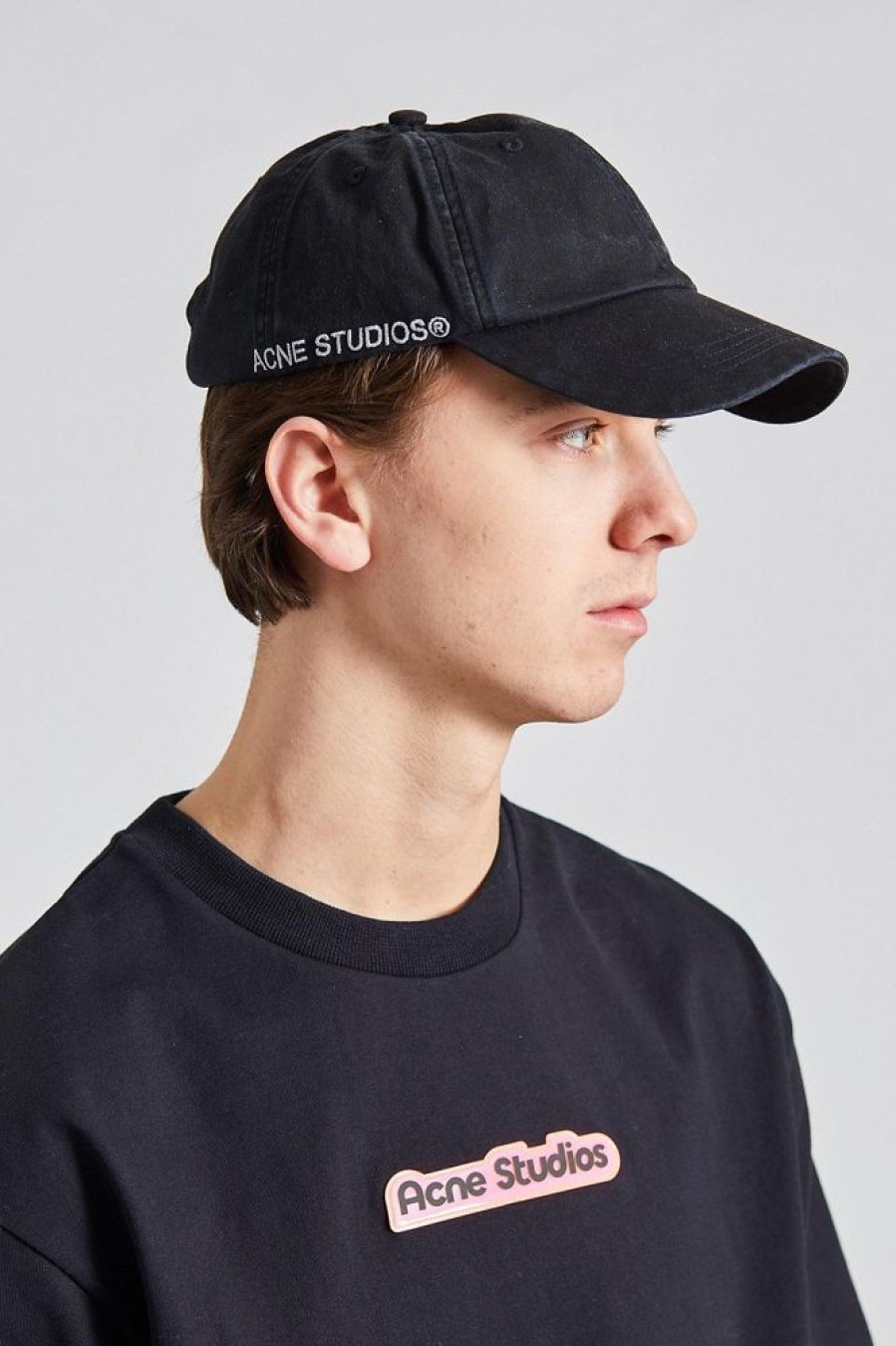 Herre Acne Studios Capser | Fn-Ux-Hats000244 Black