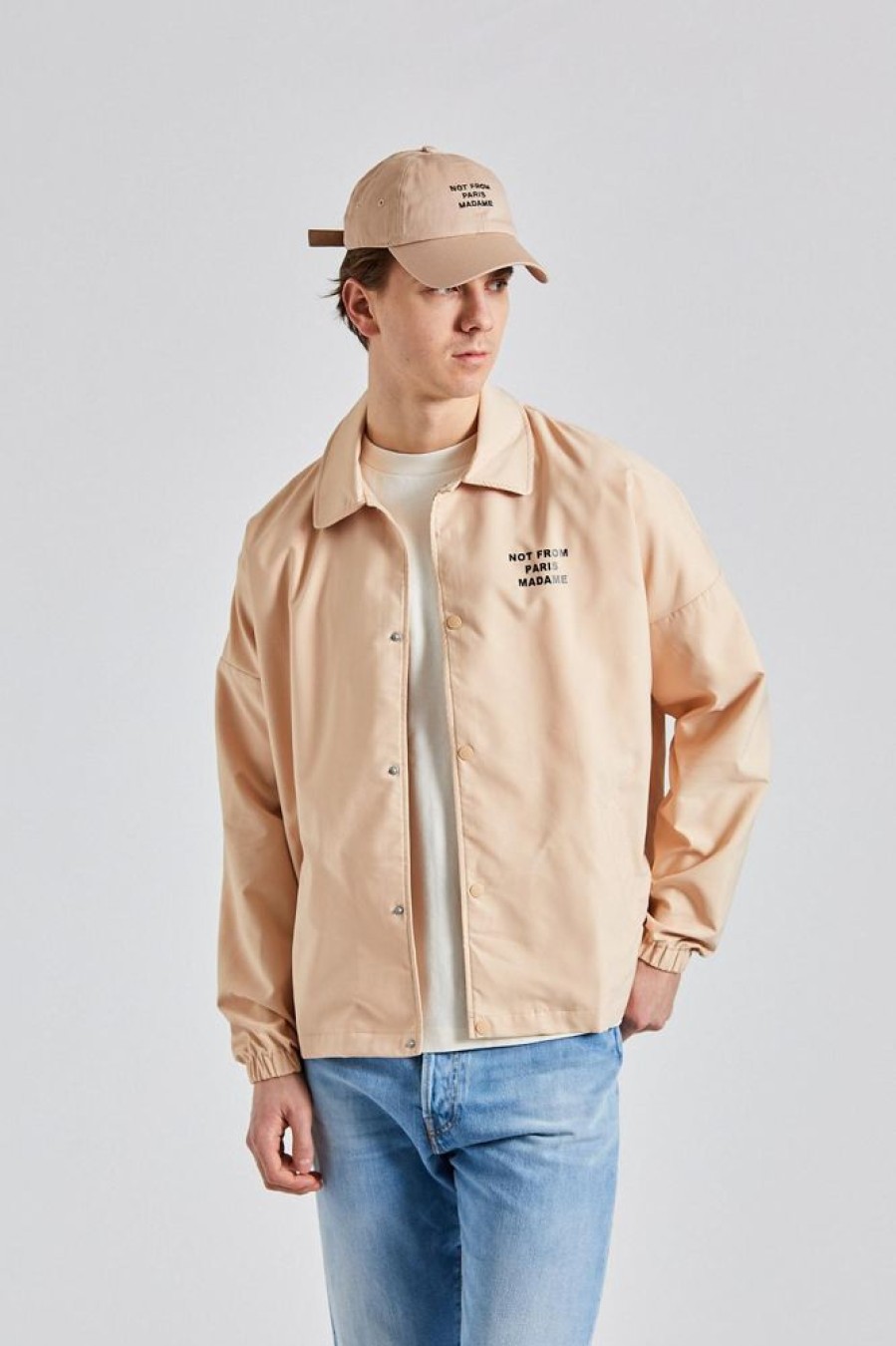 Herre Drôle de Monsieur Jakker | La Veste Nfpm Beige