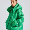 Dame Holzweiler Jakker | Steilia Short Down Jacket Green