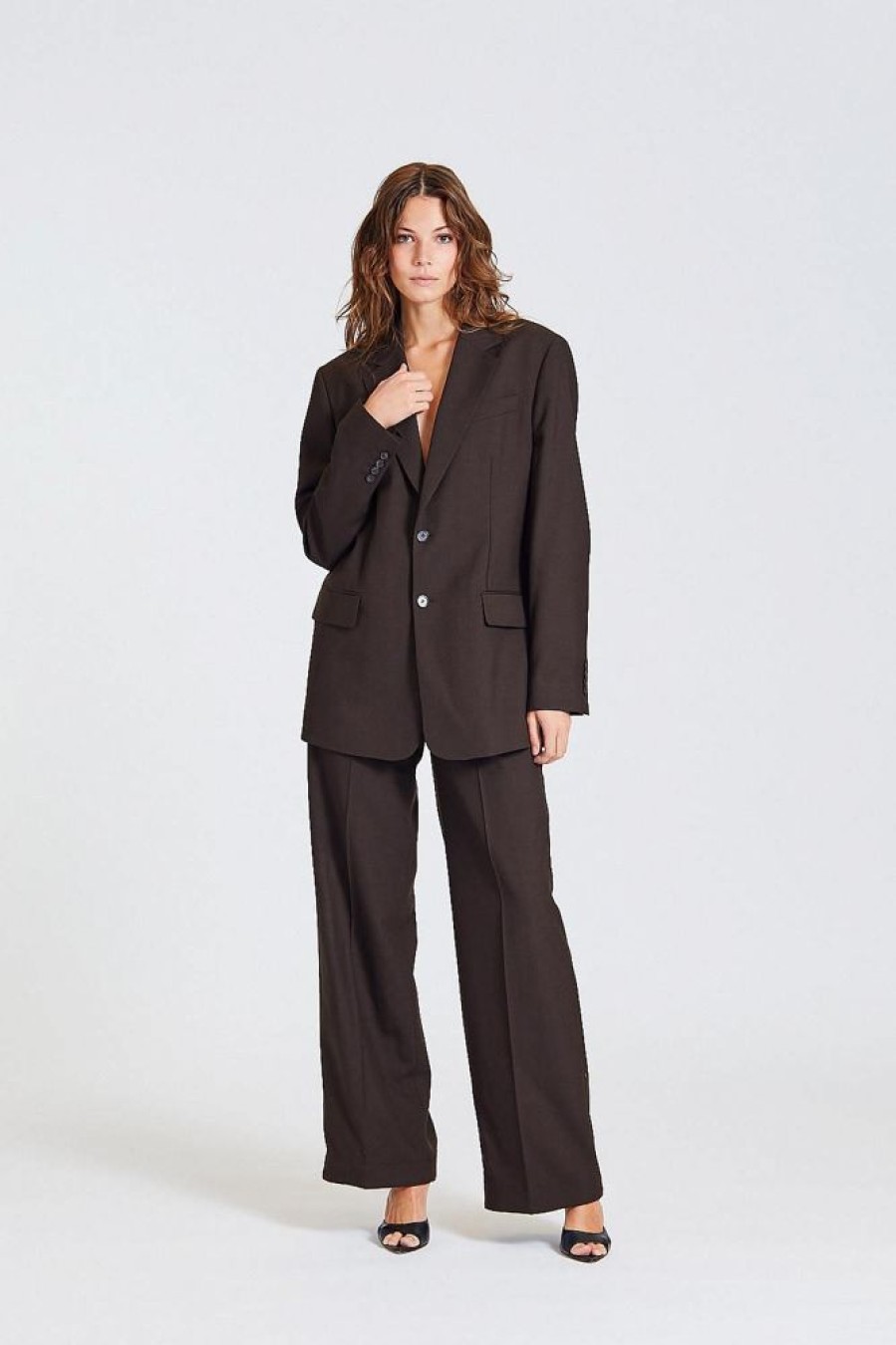 Dame Filippa K Blazere | Davina Blazer Dark Chocolate