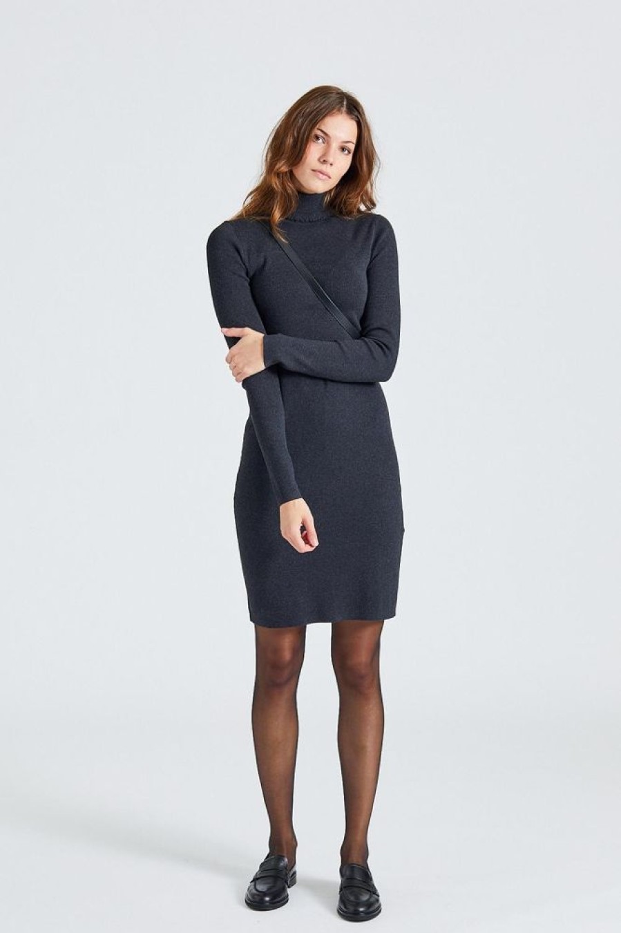 Dame Filippa K Kjoler | Monica Dress Anthracite Mel