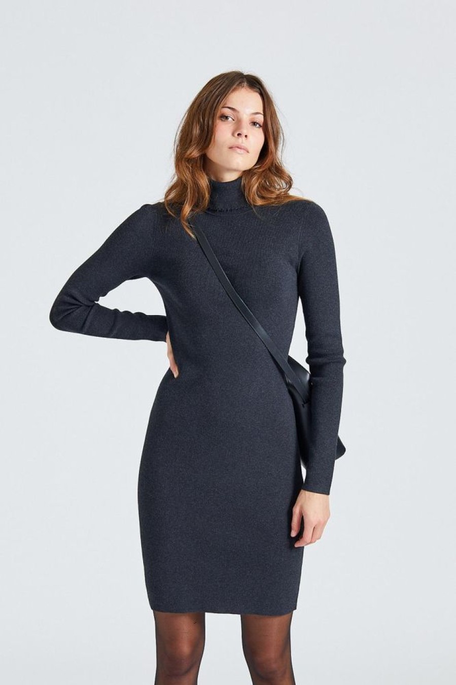 Dame Filippa K Kjoler | Monica Dress Anthracite Mel