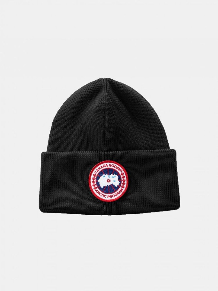 Herre Canada Goose Luer Og Panneband | Arctic Disc Toque Black