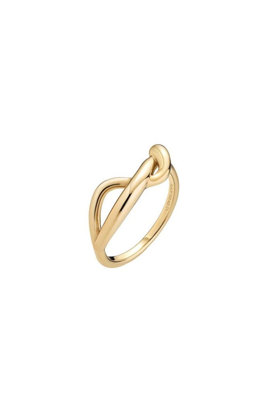 Dame Maria Black Jewelry | Twisted Deceiver Ring Gold Hp