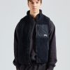 Herre Stüssy Vester | Sherpa Reversible Vest Black