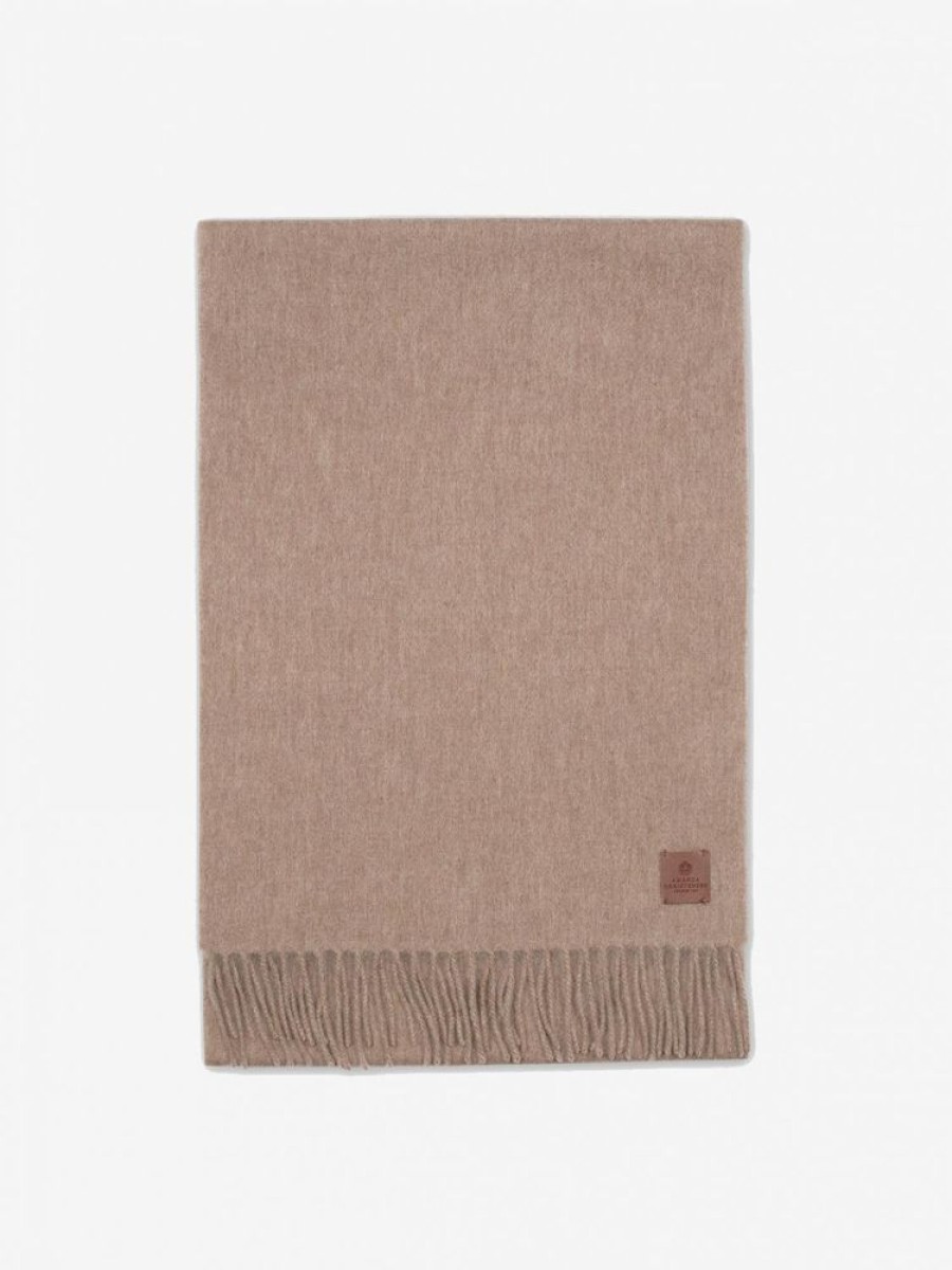 Herre Amanda Christensen Skjerf | Wool Scarf Beige Melange