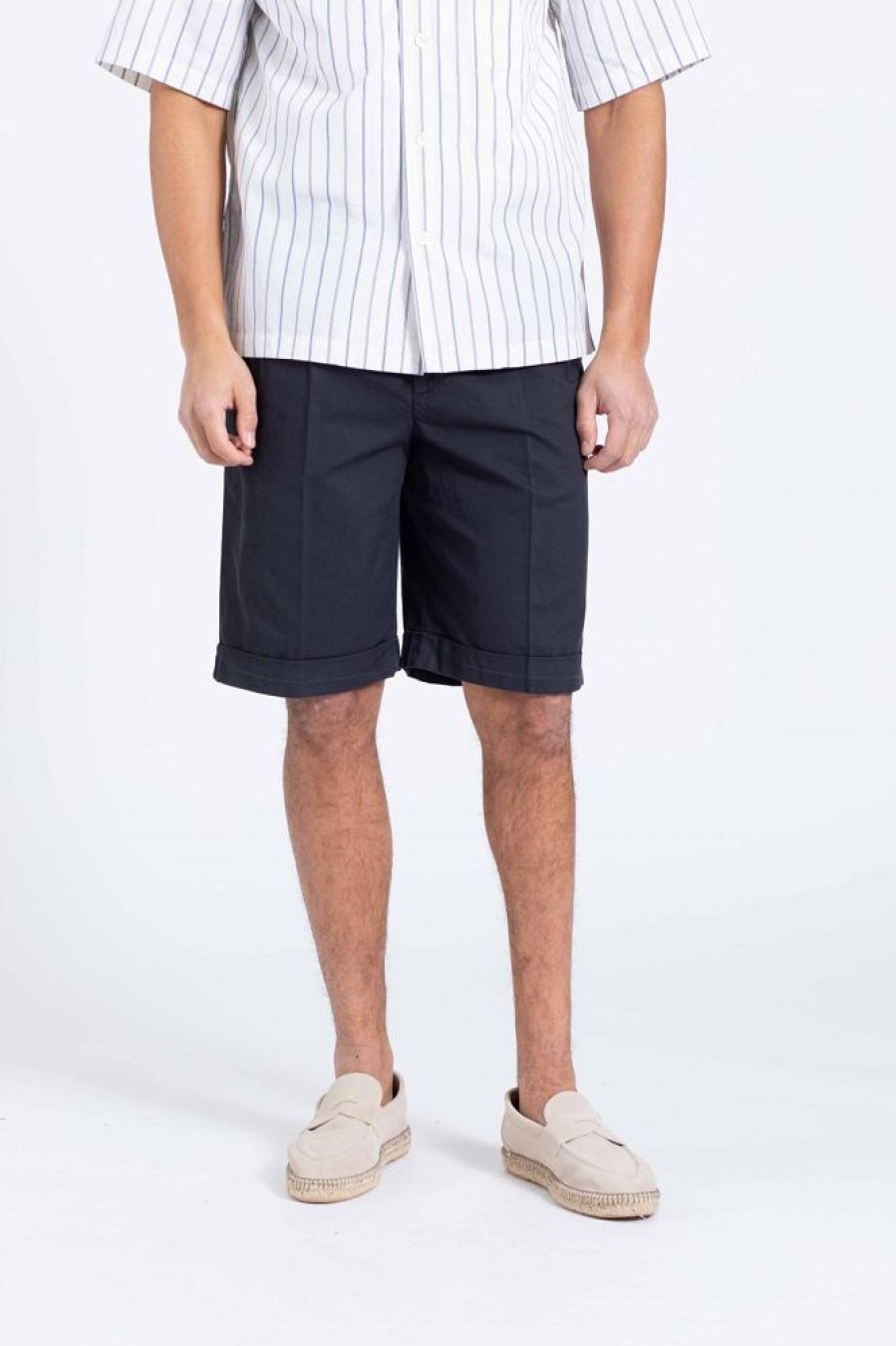 Herre BARENA VENEZIA Shorts | Pantalone Scandola Vignola Carbon