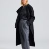 Dame Toteme Kaper | Signature Wool Cashmere Coat Black