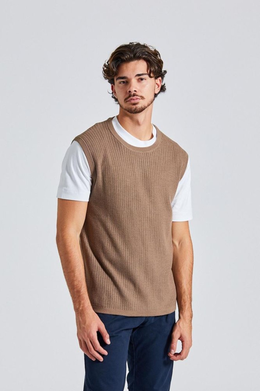 Herre Tiger of Sweden Vester | Vessler Olive Grey