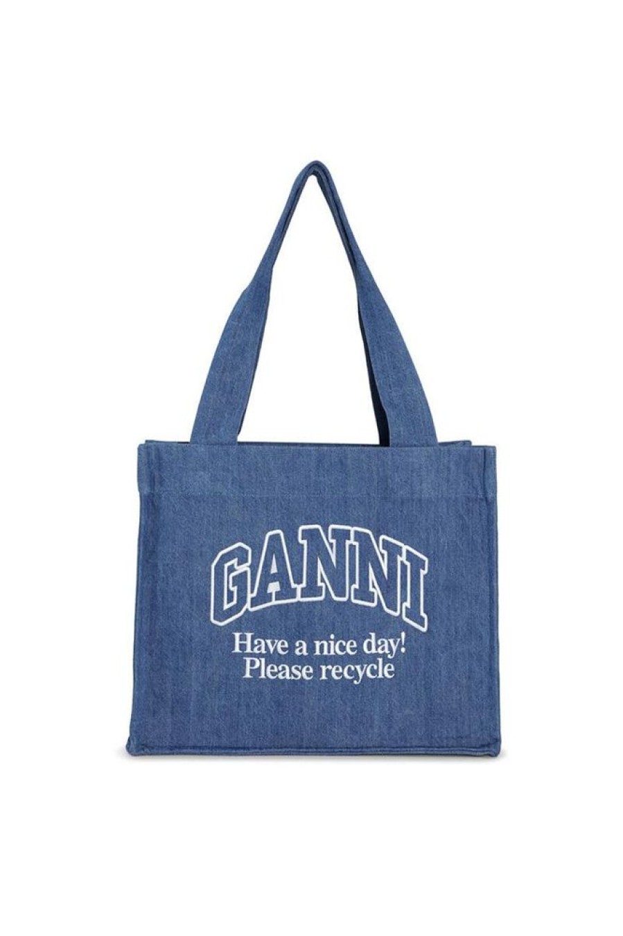 Dame Ganni Vesker | Large Easy Shopper Denim