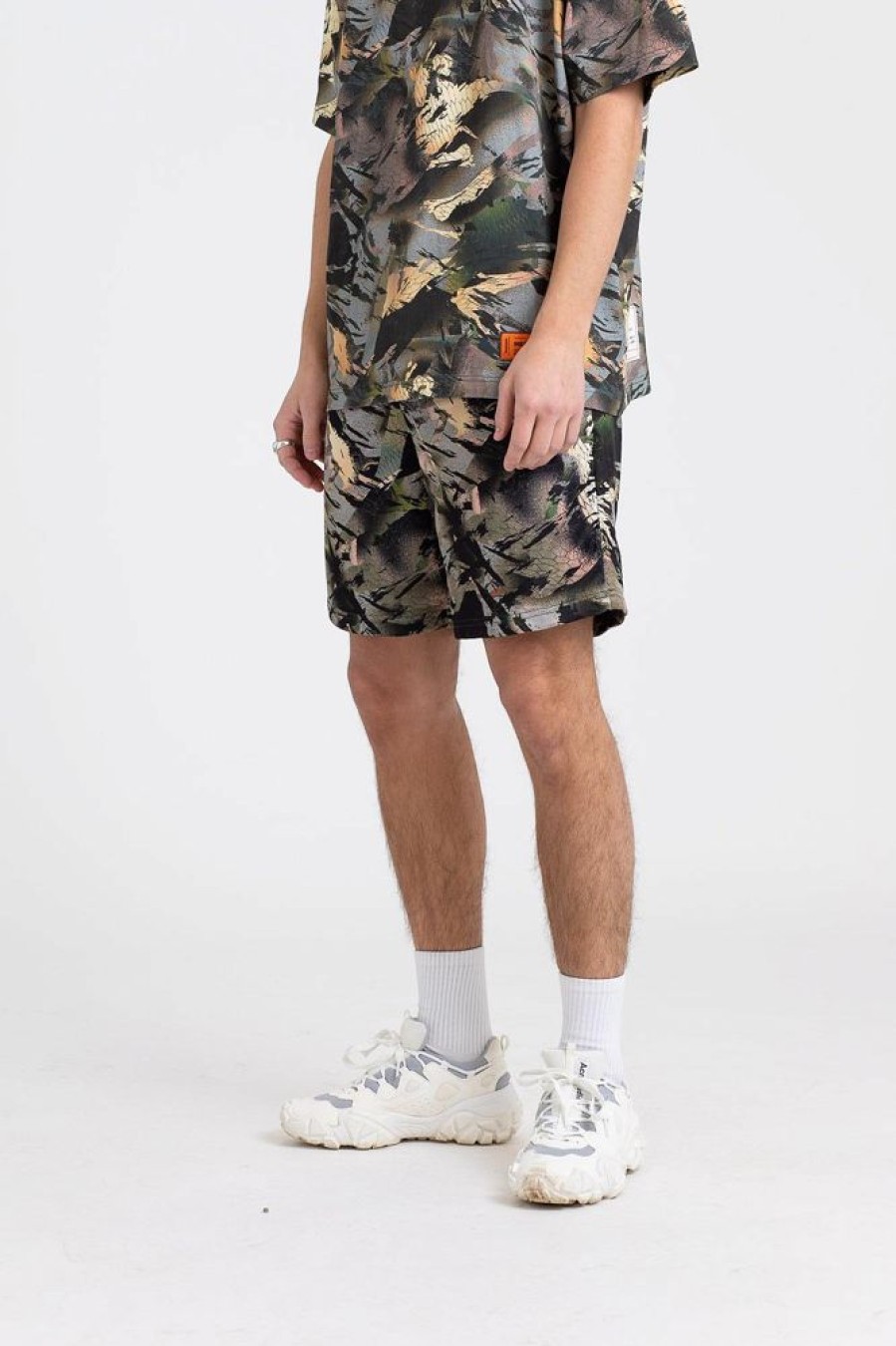 Herre HERON PRESTON Shorts | Dry Fit Shorts Camou Green