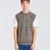 Herre Norse Projects Vester | Manfred Wool Cotton Rib Vest Camel