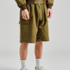 Herre Acne Studios Shorts | Ripstop Shorts Olive Green Fn-Mn-Shor000213