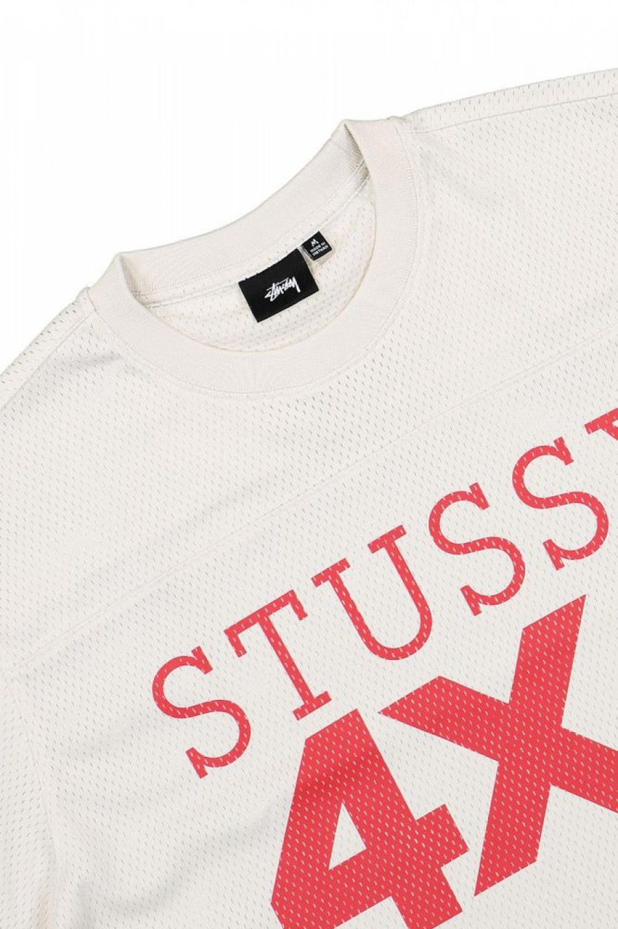 Herre Stüssy T-Skjorter | 4X4 Mesh Football Jersey Bone