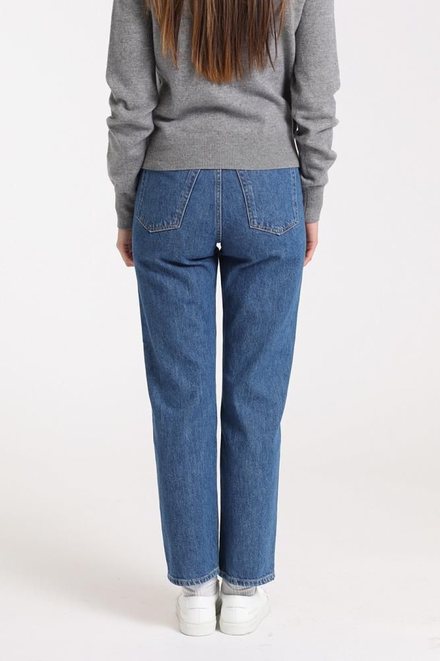 Dame Acne Studios Jeans | Mece Dark Blue Trash