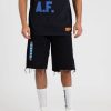 Herre HERON PRESTON Shorts | Heron Chino Raw Edge Shorts Black