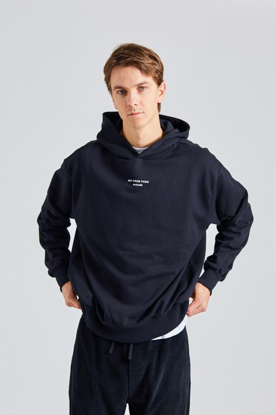 Herre Drôle de Monsieur Gensere | Le Hoodie Classique Nfpm Black