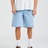 Herre Drôle de Monsieur Shorts | Le Short Jeans Delave Light Blue