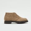 Herre Fliteless Skinnsko | Chukka Suede Desert