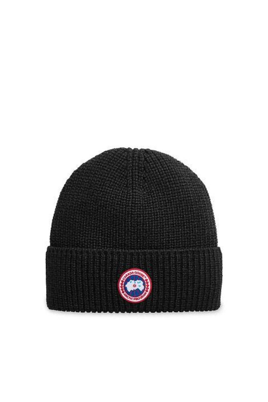 Herre Canada Goose Luer Og Panneband | Arctic Disc Rib Toque Black